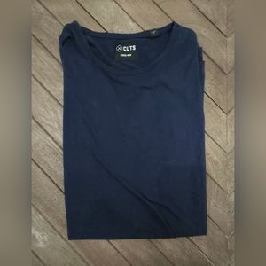 Cuts Clothing AO Curve Hem- Navy